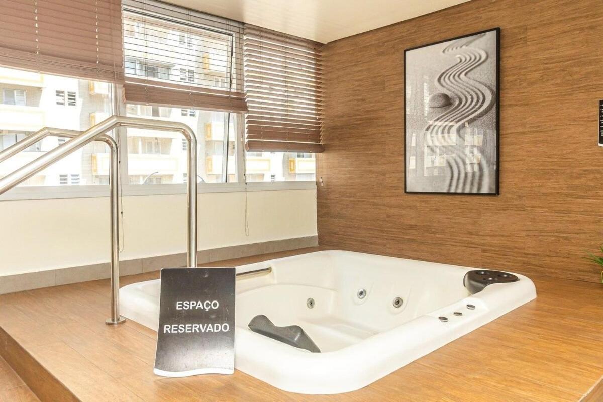 Studio Moderno Em Condominio De Luxo Pe Na Areia Σάντος Εξωτερικό φωτογραφία