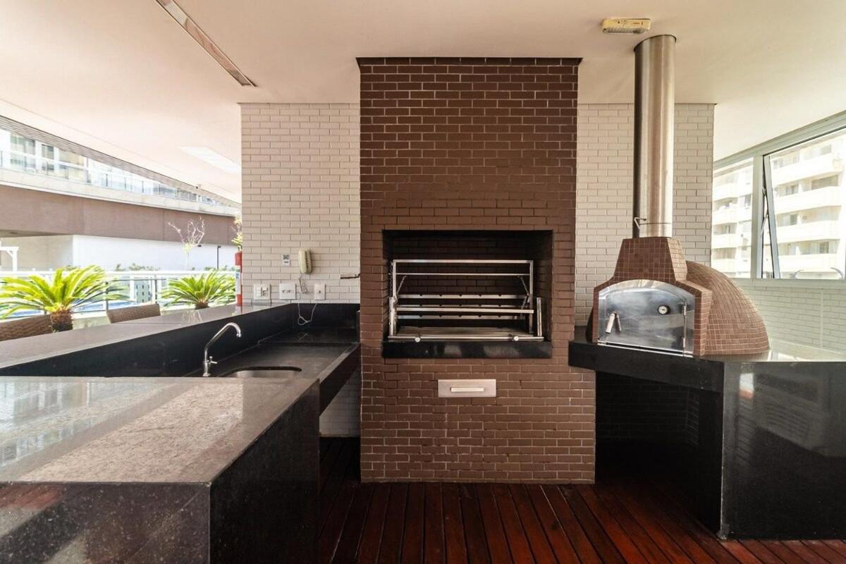 Studio Moderno Em Condominio De Luxo Pe Na Areia Σάντος Εξωτερικό φωτογραφία