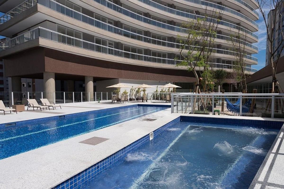 Studio Moderno Em Condominio De Luxo Pe Na Areia Σάντος Εξωτερικό φωτογραφία